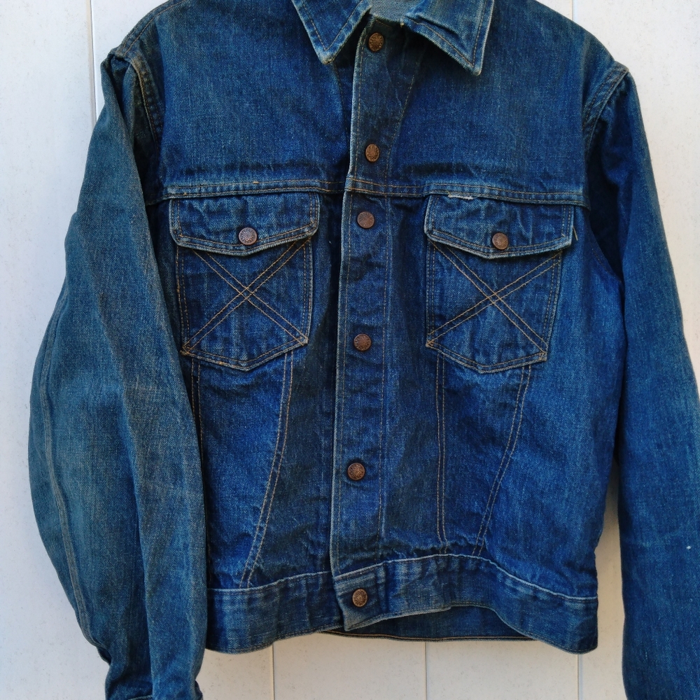Vintage denim jacket.